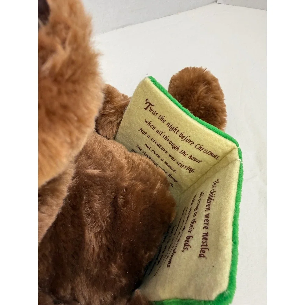 Gund Storytime Bear 88754 Musical Plush Twas the Night Before Christmas 2008‎